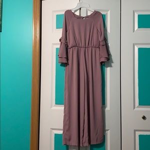 GB girls dusty pink jumpsuit